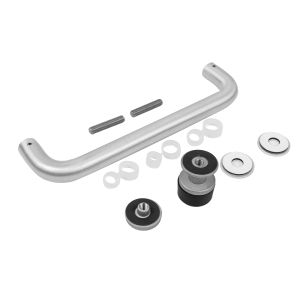 Anodised Aluminium Single 'D' Pull Handle Kit @ 225mm Centres