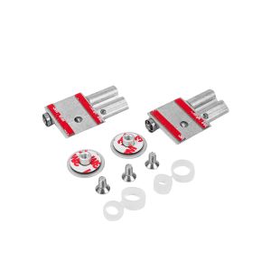 Sprung Hinge Kit - Glass (Pack of Two)