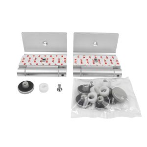 Aluminium Hinges - Door to Pilaster Panel and Divider Panel (Pack of Two)
